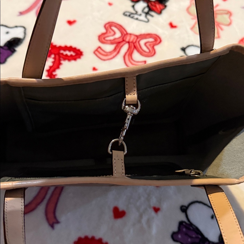 Coach Saffiano Leather Tote small preowned - Picture 13 of 16